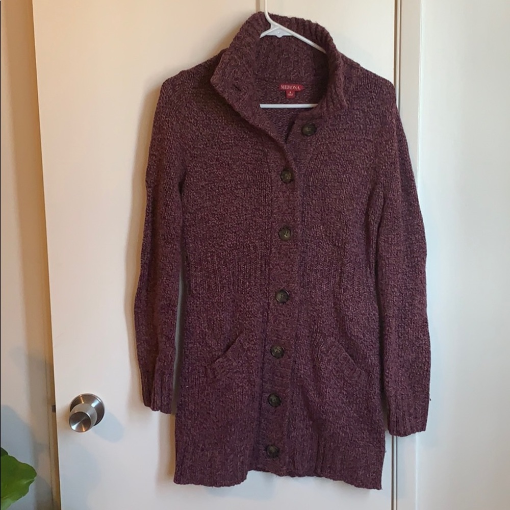 Knit cardigan. Perfect for fall and winter.